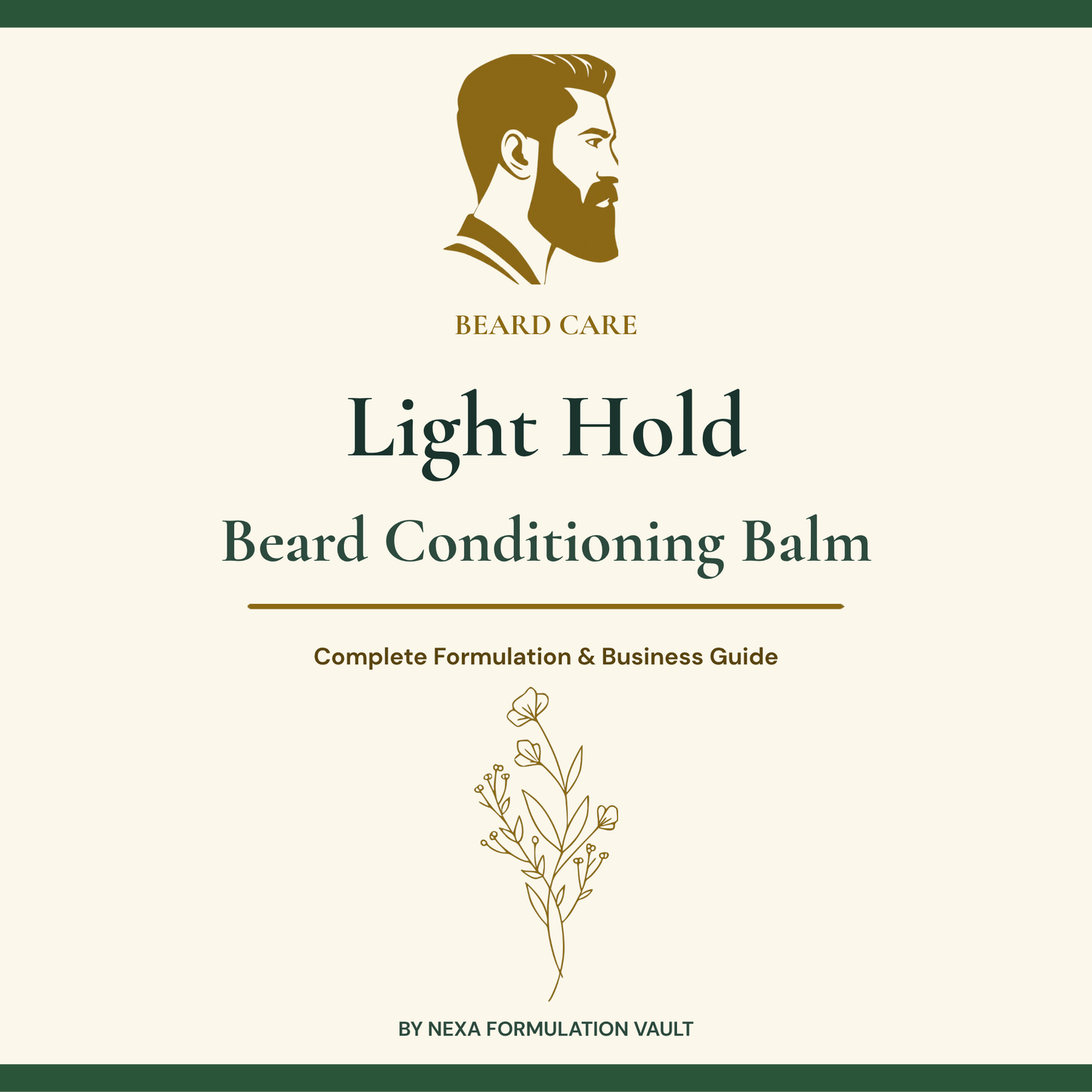 Light Hold Beard Balm Cover