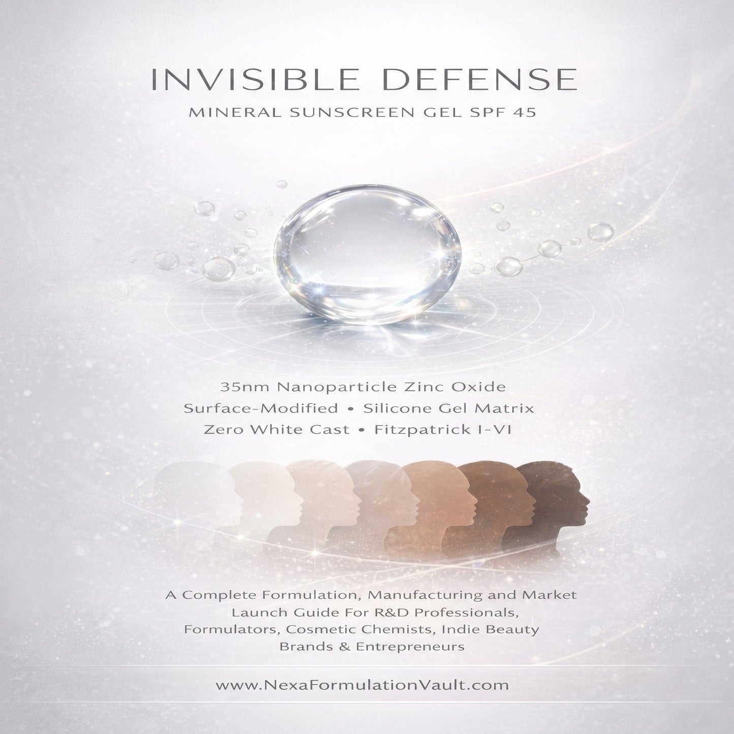 INVISIBLE DEFENSE MINERAL SUNSCREEN GEL SPF 45
