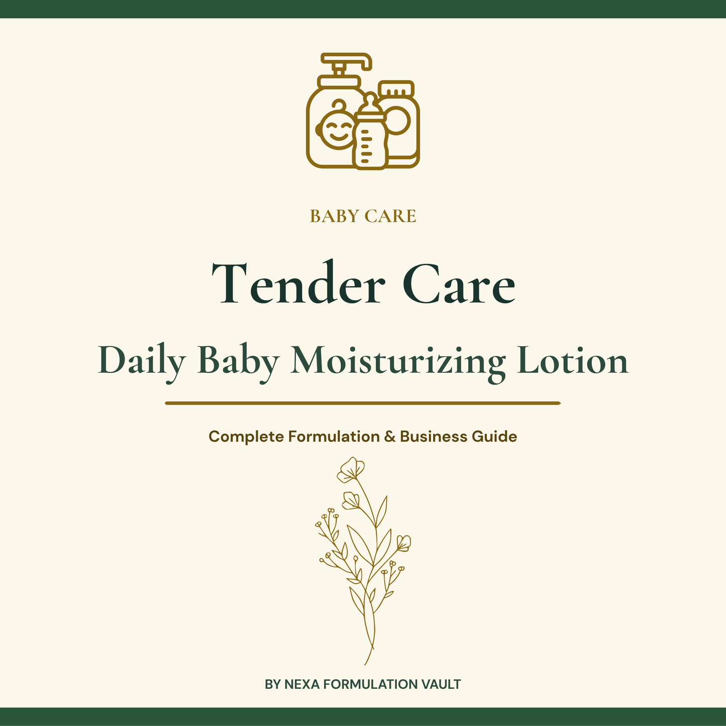 Tender Care — Baby Moisturizing Lotion Guide