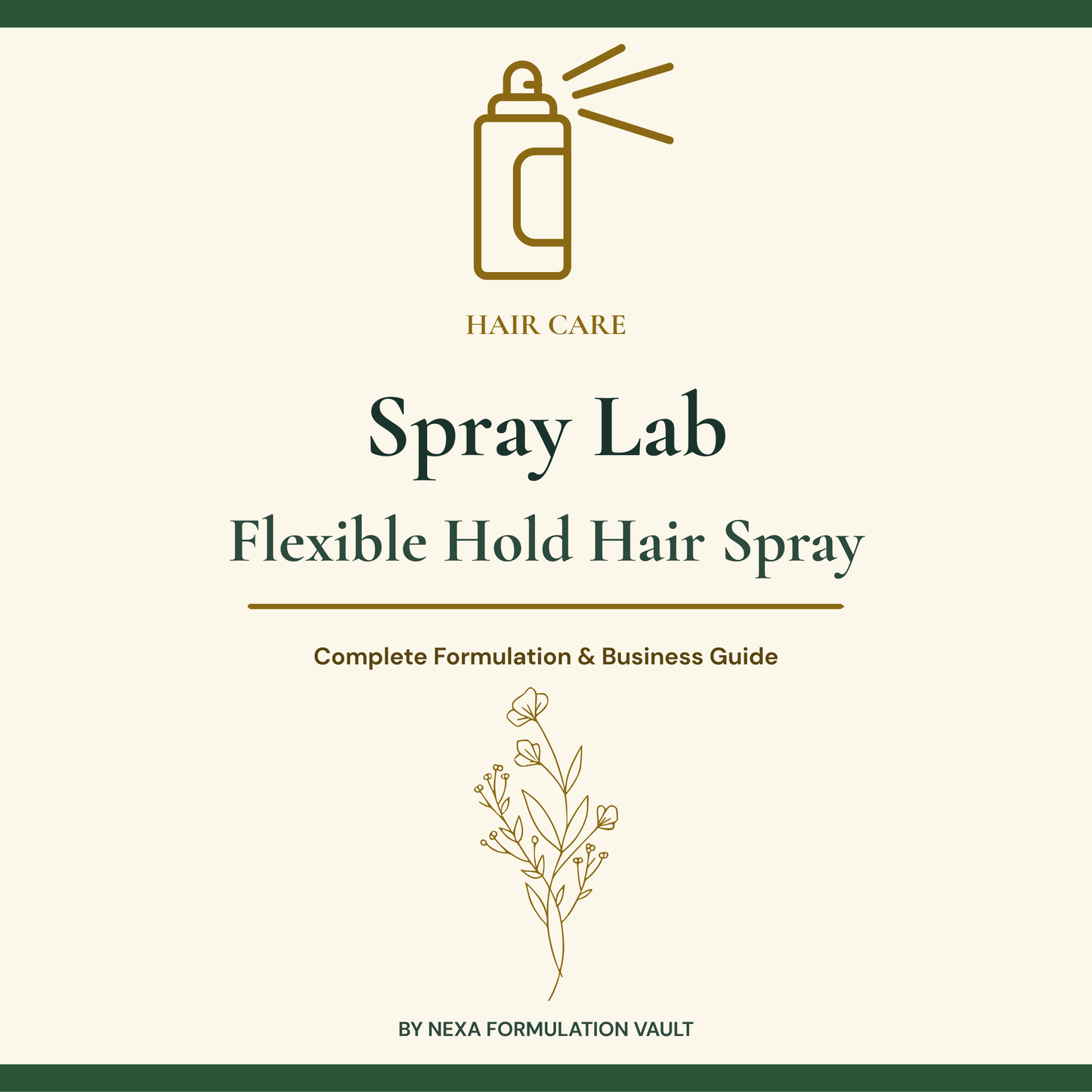 Spray Lab — Hair Spray Formulation Guide