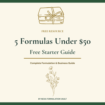 5 Formulas Under $50 - Free Starter Guide Cover