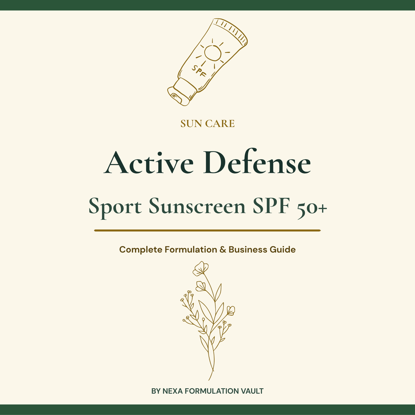 Active Defense Sport Sunscreen SPF 50+ Cover