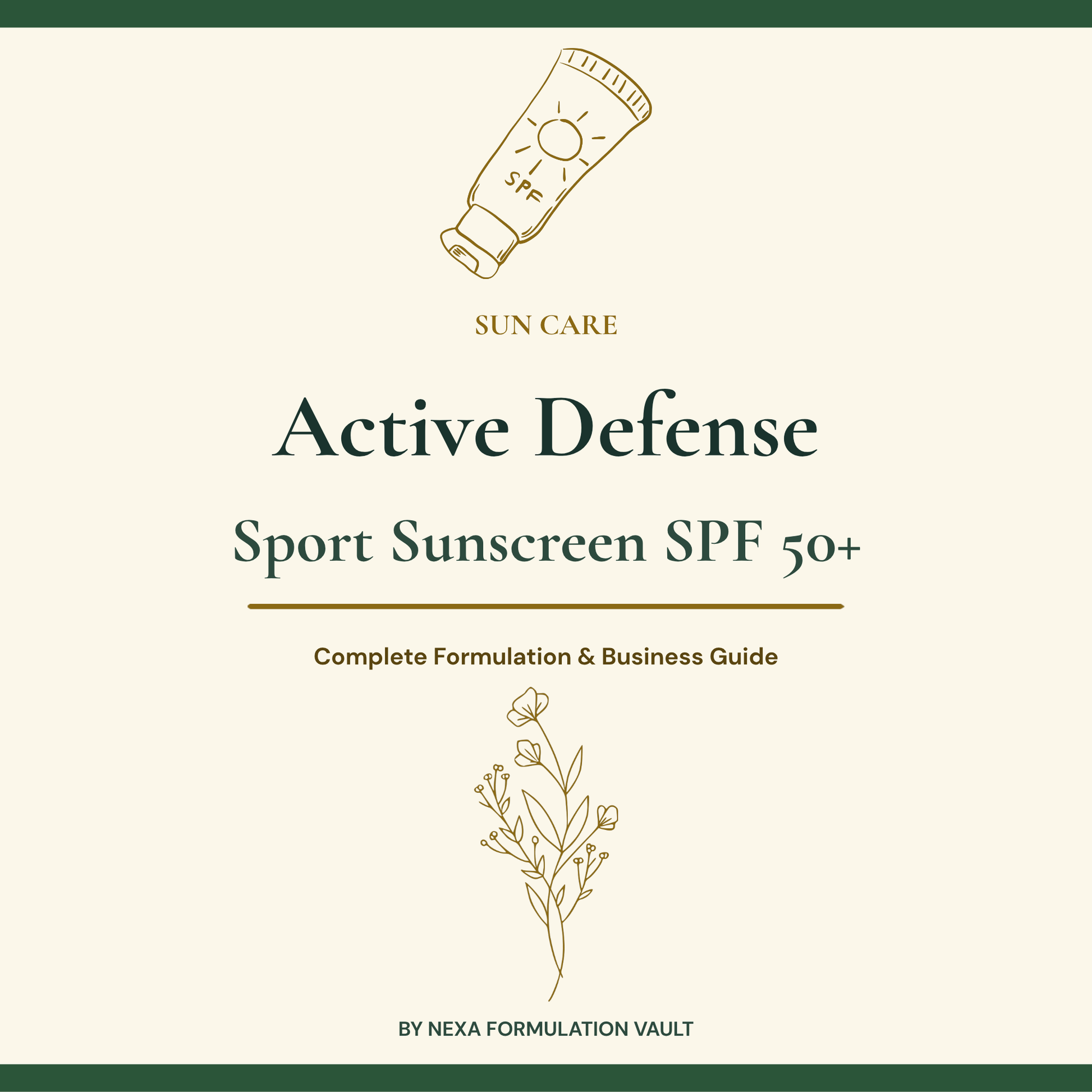 Active Defense Sport Sunscreen SPF 50+ Cover