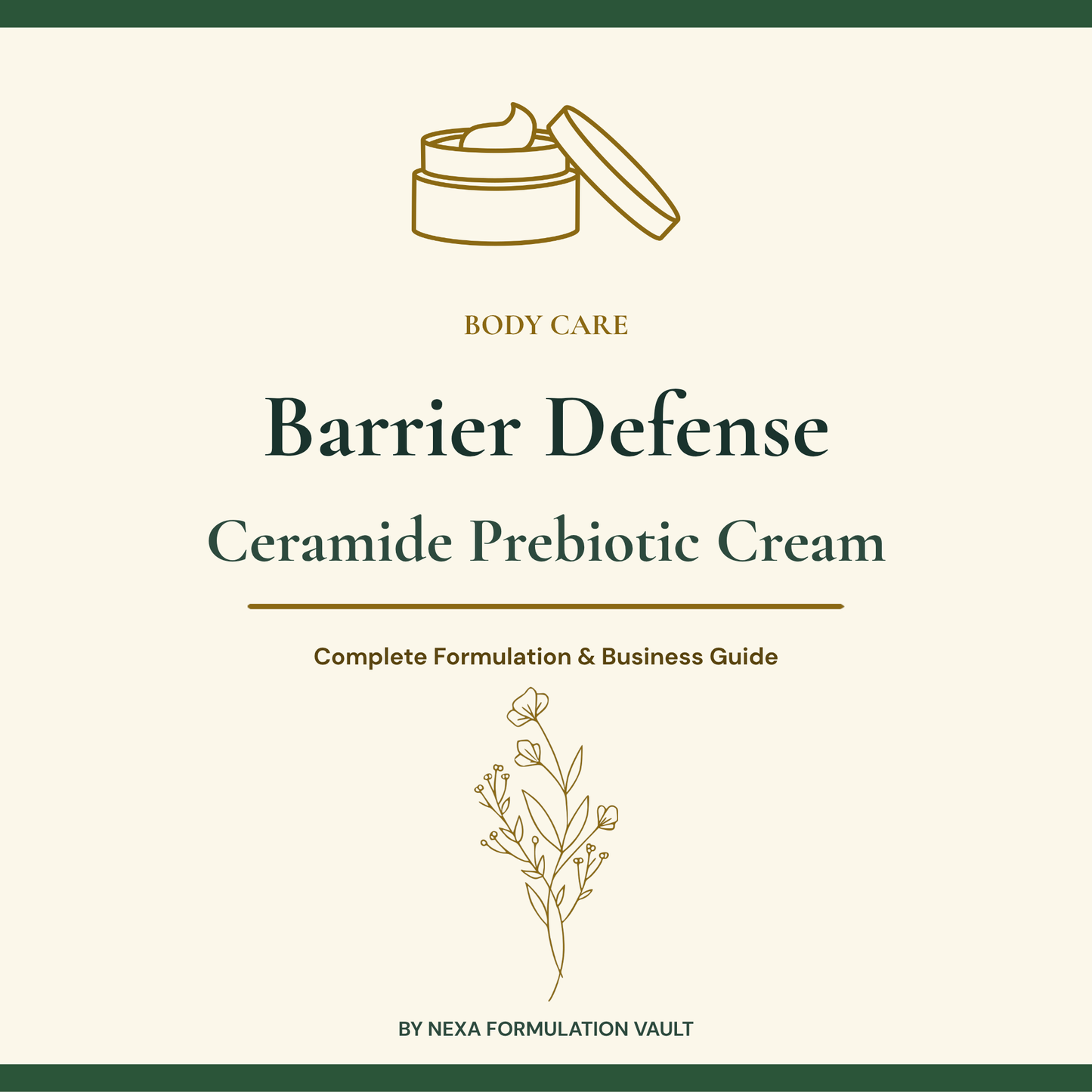 Barrier Defense Ceramide Prebiotic Cream Body Care Cover