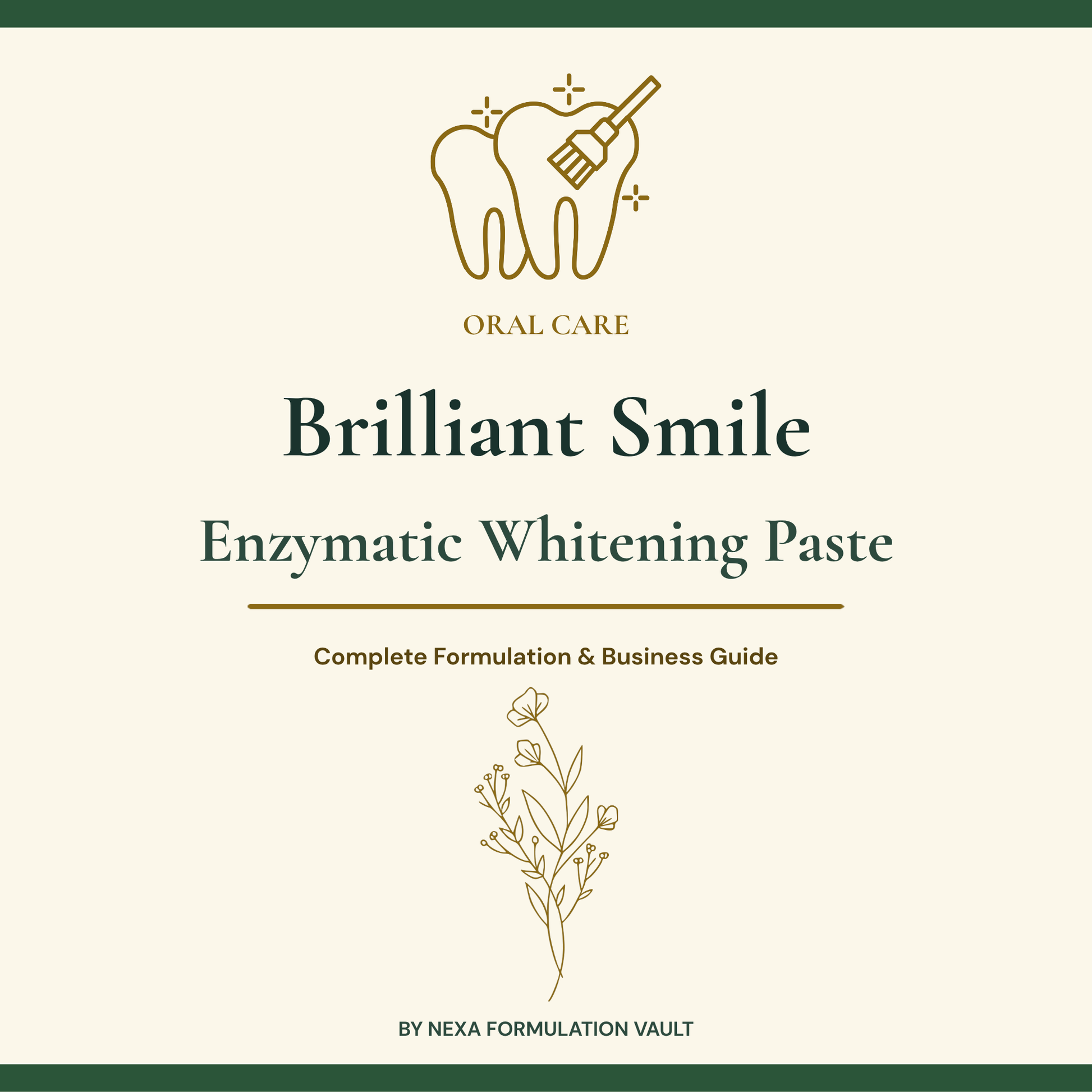 Brilliant Smile Enzymatic Whitening Paste Cover