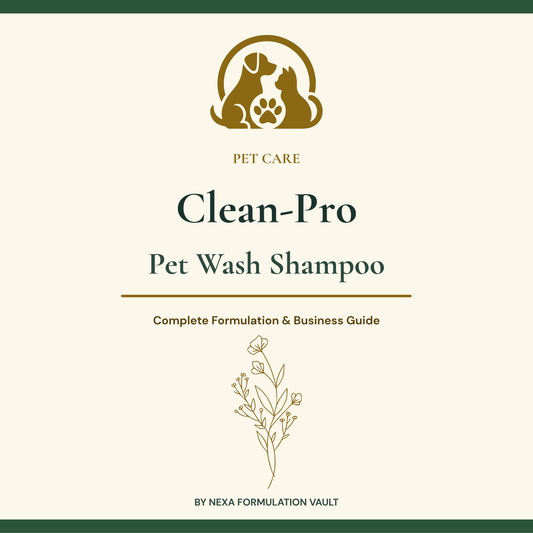 Clean-Pro Pet Wash Shampoo Cover