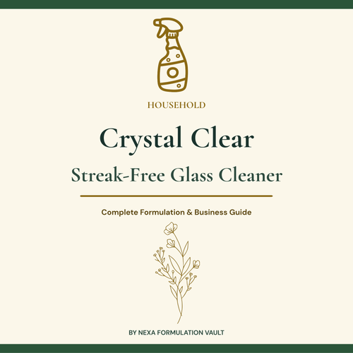 Crystal Clear Glass Cleaner Cover