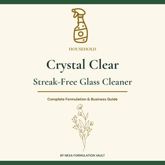Crystal Clear Glass Cleaner Cover
