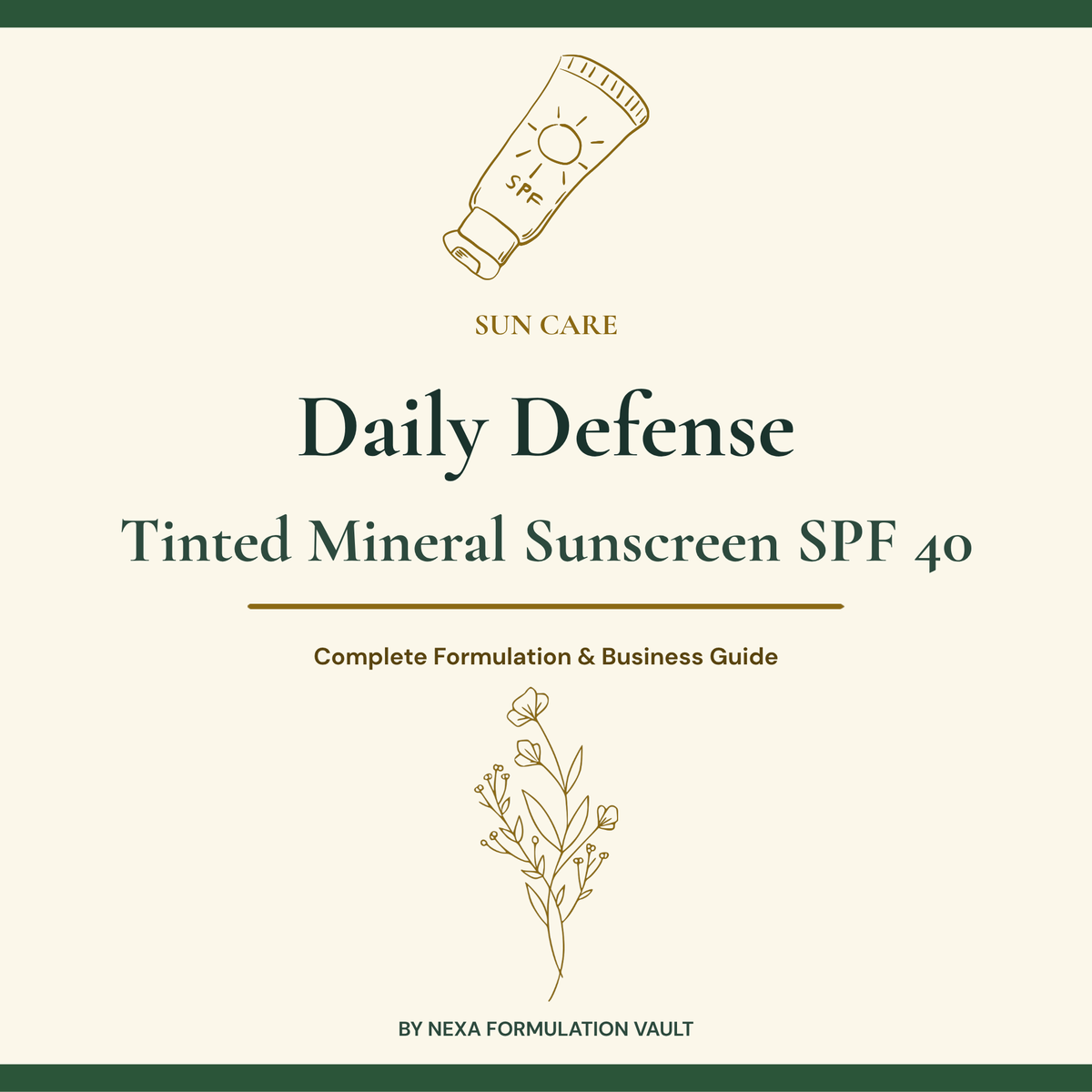 Daily Defense Sunscreen Cover
