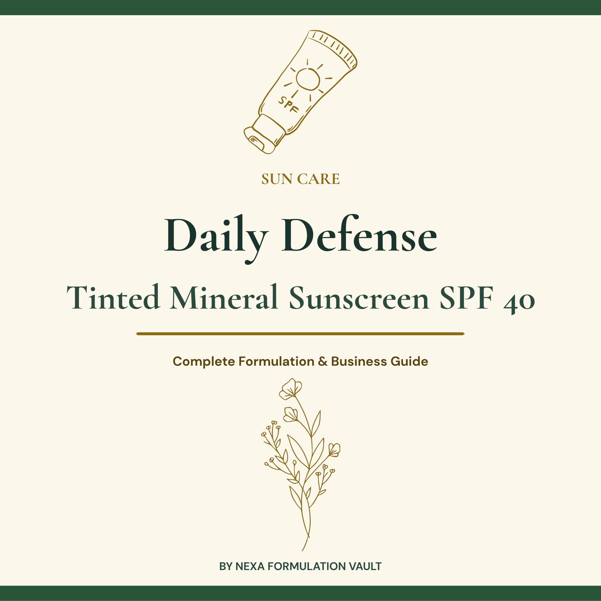 Daily Defense Sunscreen Cover