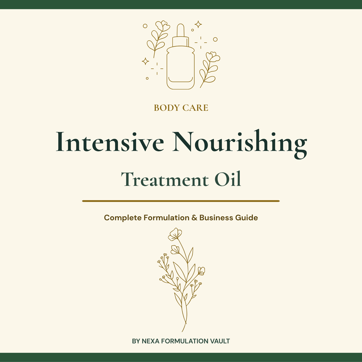 Intensive Nourishing Treatment Oil Cover