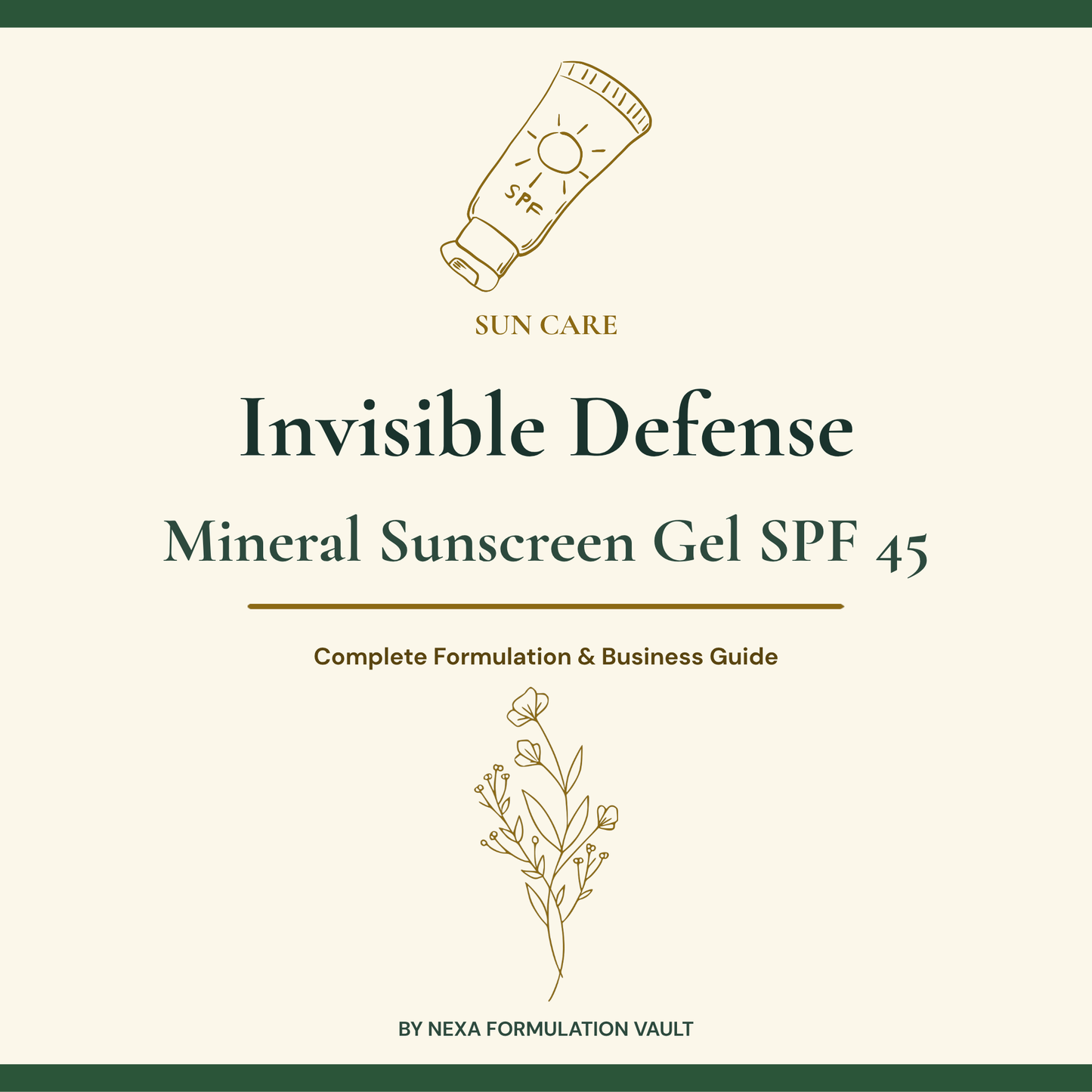 Invisible Defense SPF 45 Cover