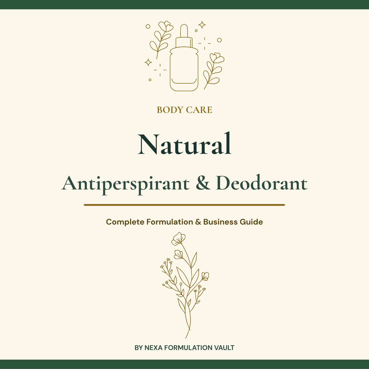 Natural Antiperspirant Deodorant Cover