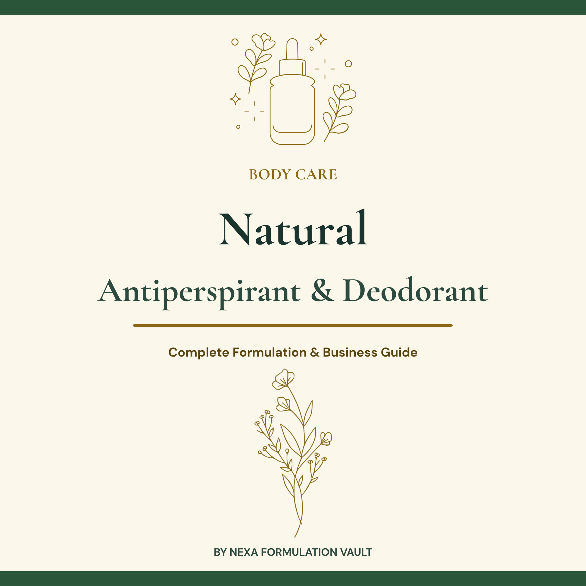 Natural Antiperspirant Deodorant Cover