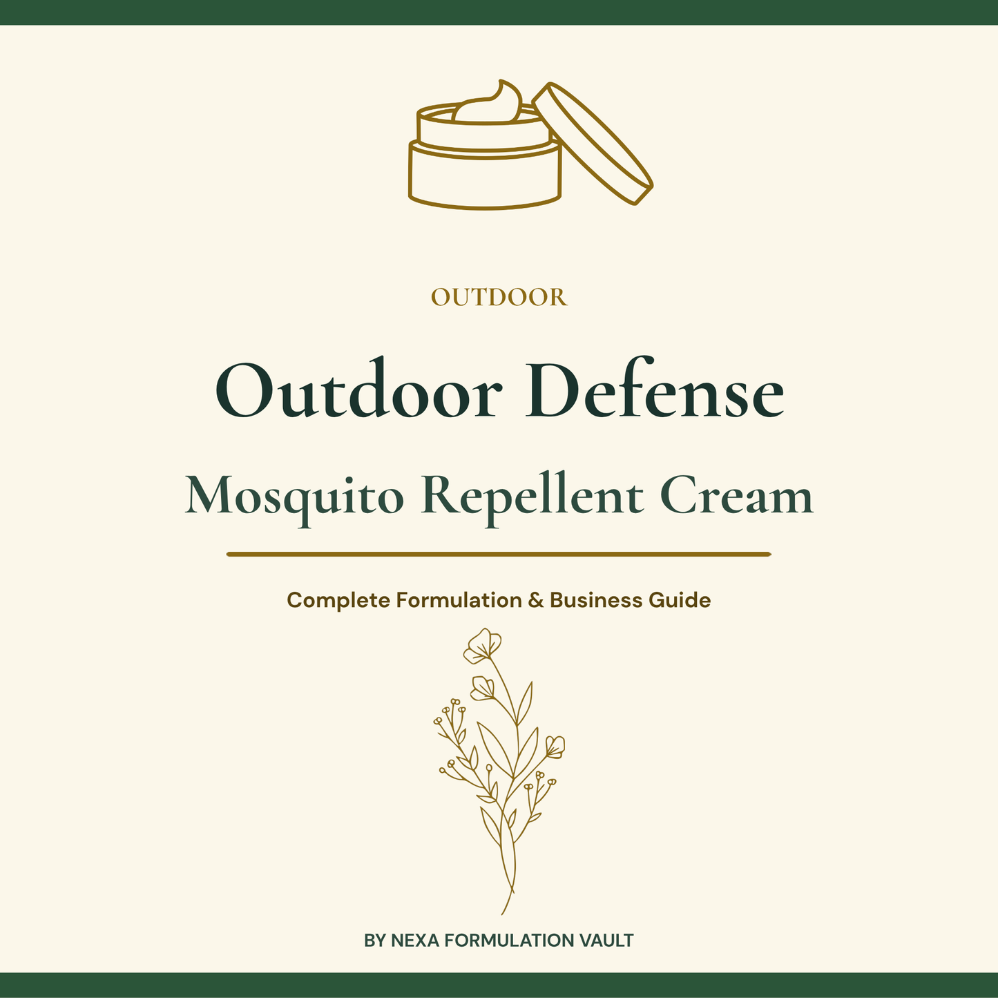 Mosquito Repellent Cream Cover