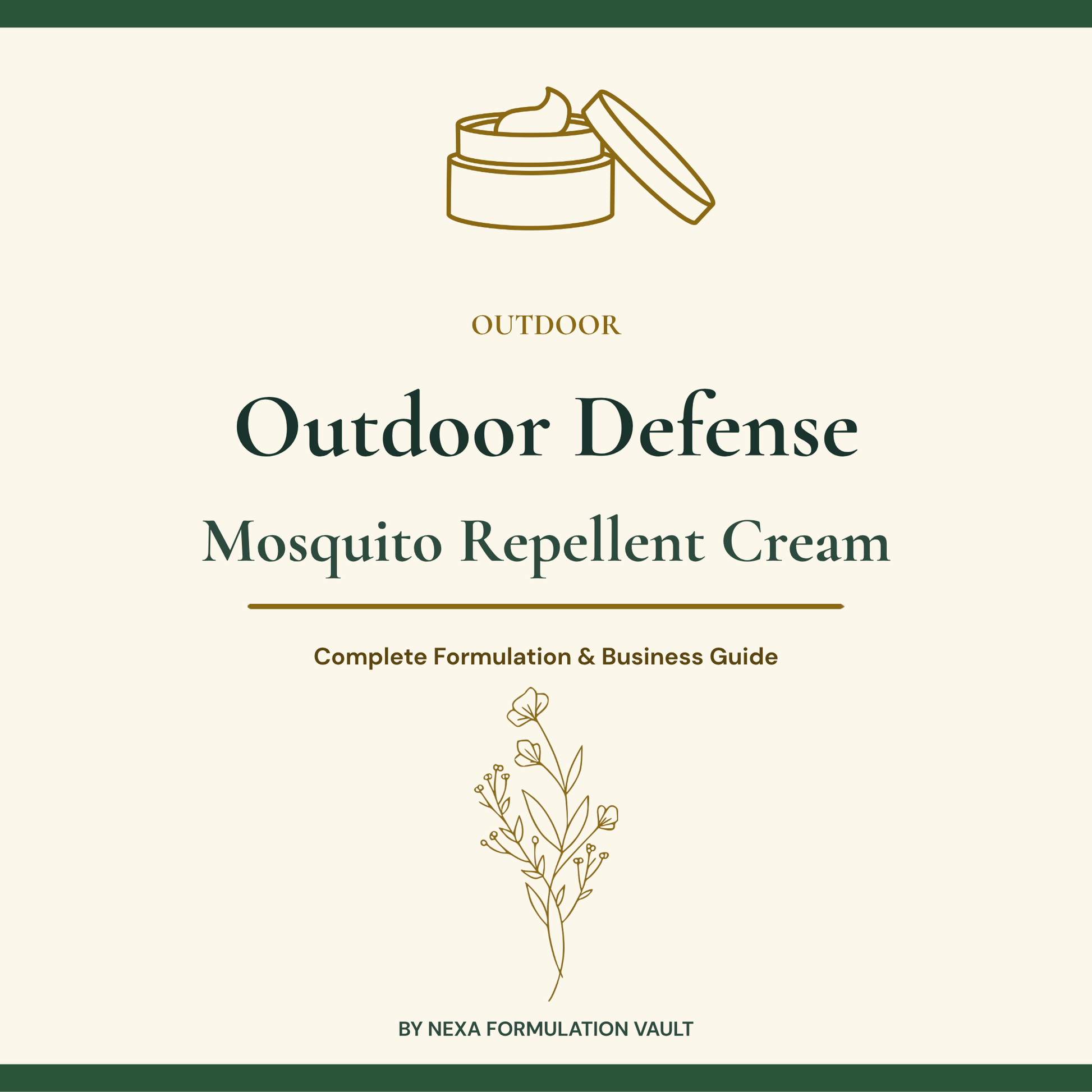 Mosquito Repellent Cream Cover