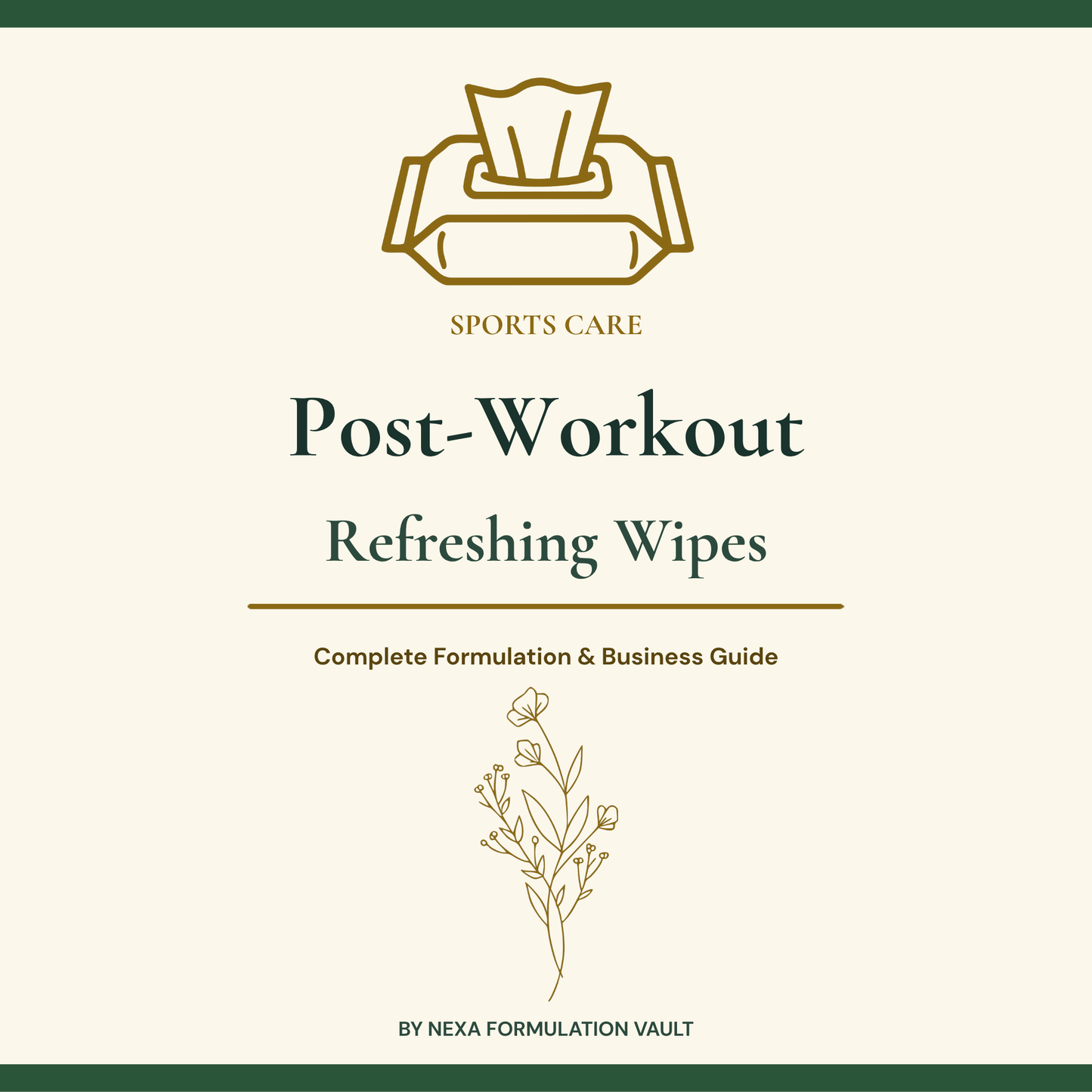Post-Workout Refreshing Wipes Cover