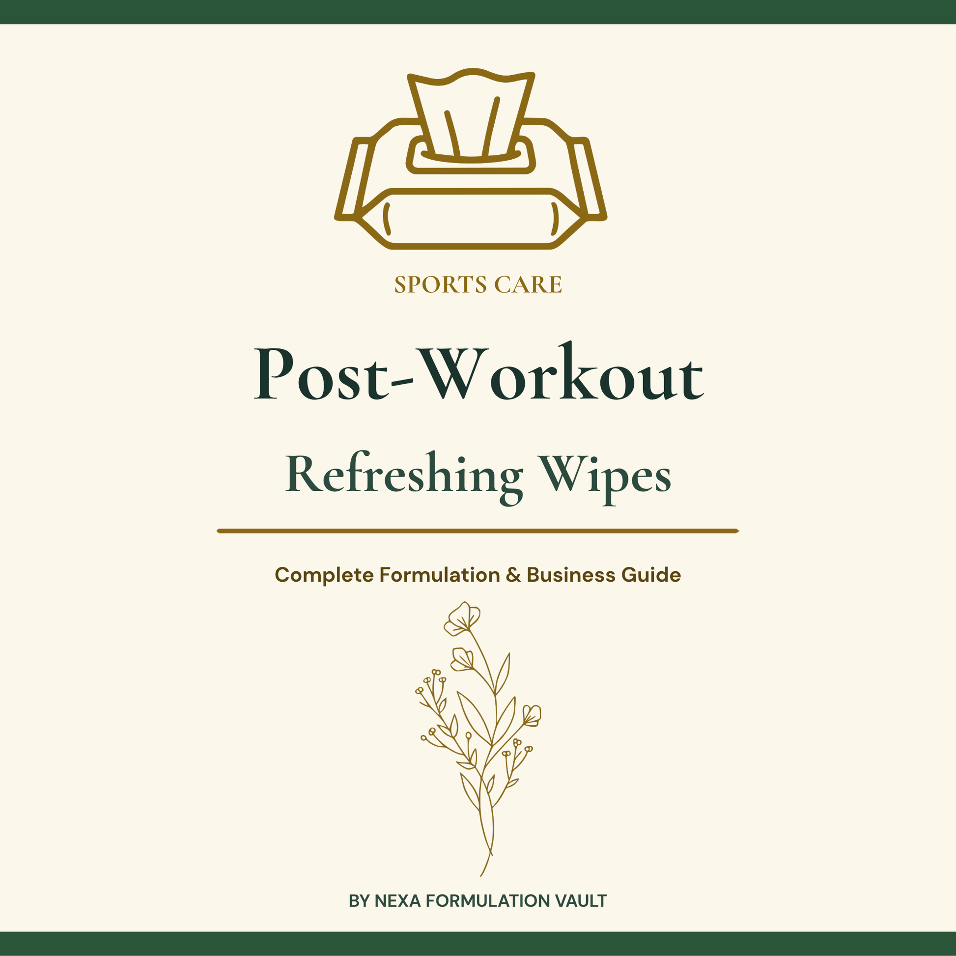 Post-Workout Refreshing Wipes Cover