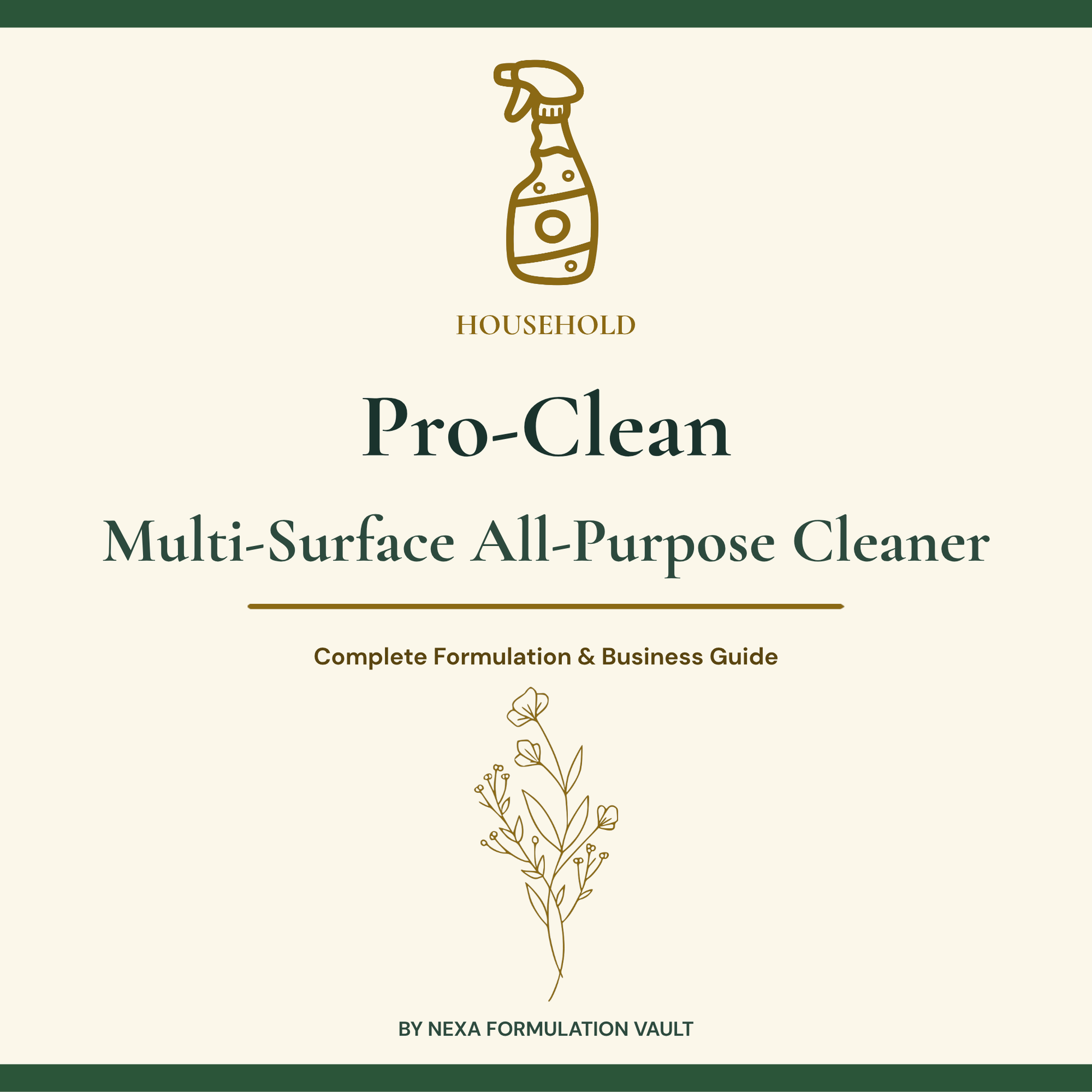 Pro-Clean All-Purpose Cleaner Cover