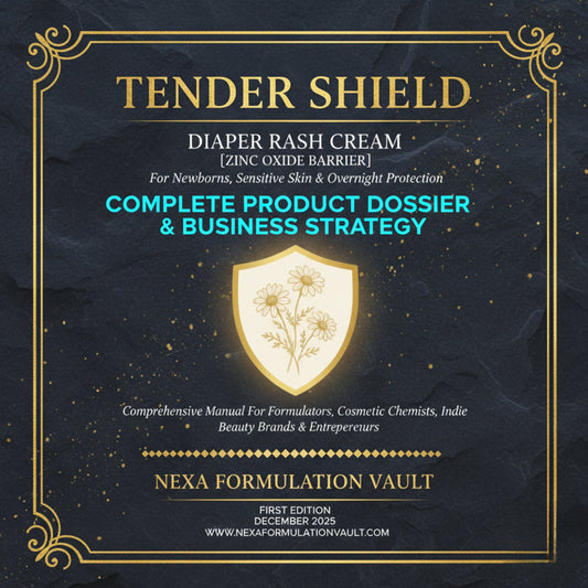 Tender Shield — Diaper Rash Cream (Zinc Oxide Barrier) Formulation Guide