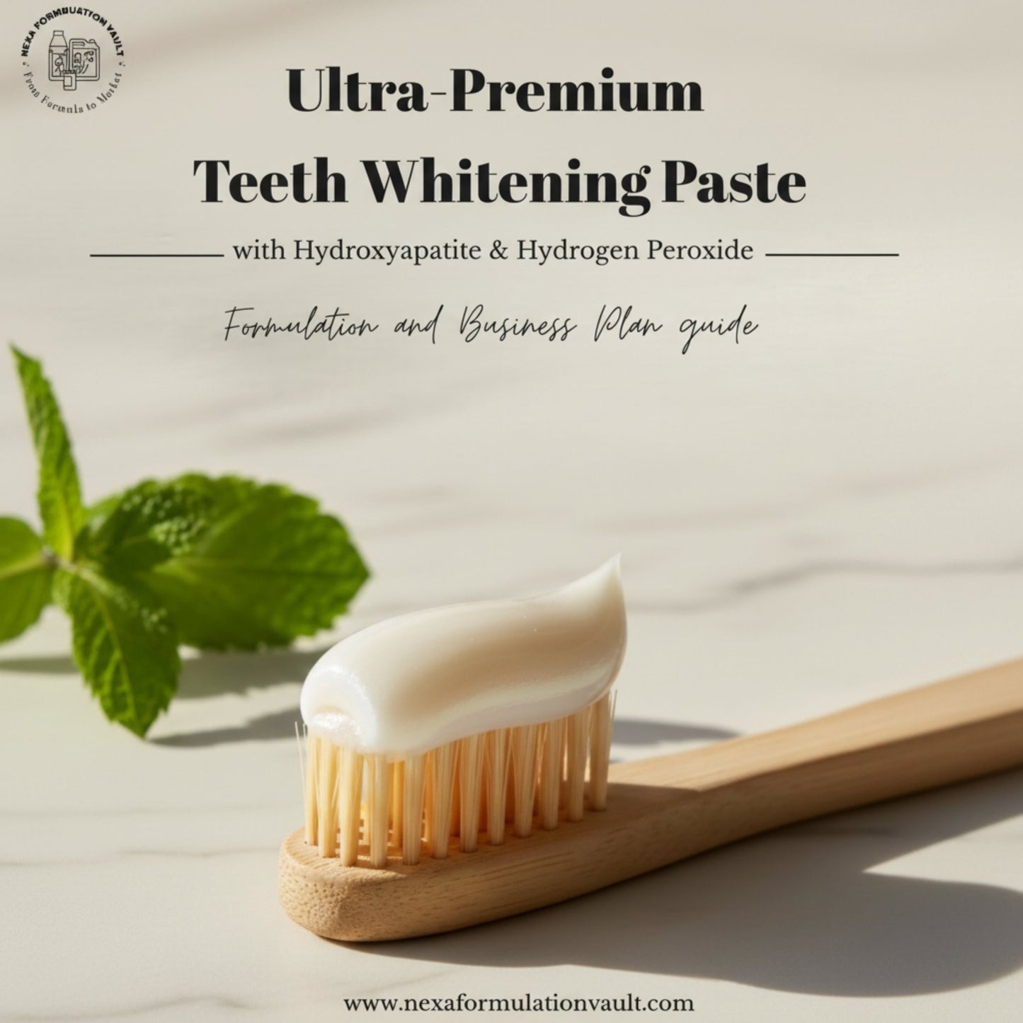 Ultra-Premium Enzymatic Teeth Whitening Paste with Hydroxyapatite & Hydrogen Peroxide — Complete Formulation & Business Dossier