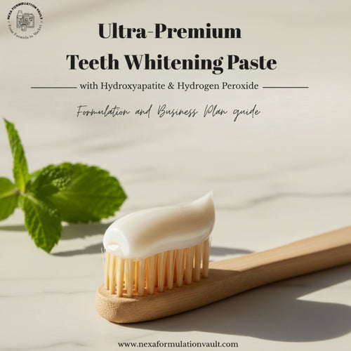 Ultra-Premium Enzymatic Teeth Whitening Paste with Hydroxyapatite & Hydrogen Peroxide — Complete Formulation & Business Dossier