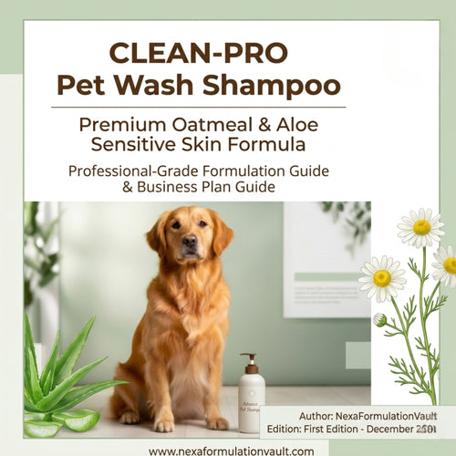 CLEAN-PRO Pet Wash Shampoo — Complete Formulation & Business Dossier