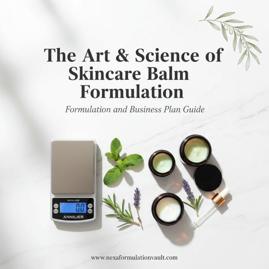 The Art & Science of Skincare Balm Formulation