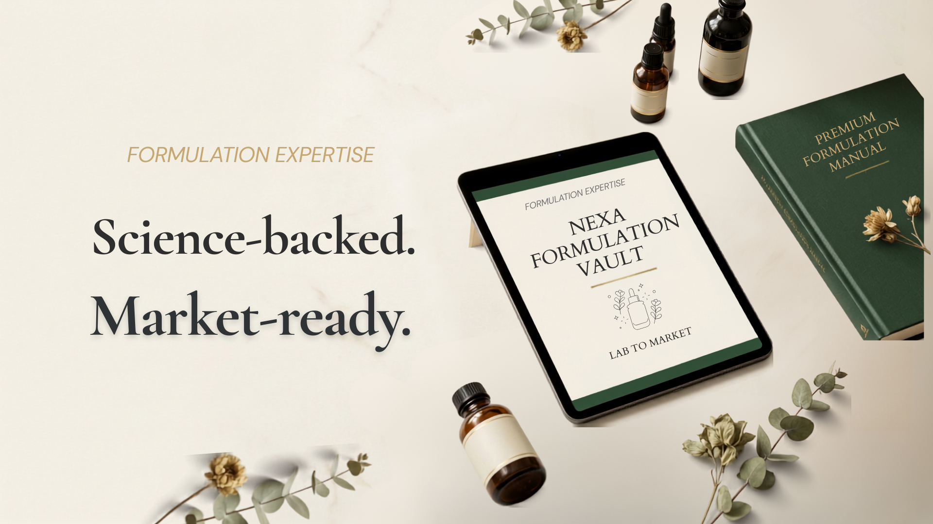 Nexa Formulation Vault - professional cosmetic formulation guides