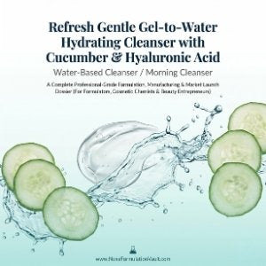 Refresh Gentle Gel-to-Water Hydrating Cleanser with Cucumber & Hyaluronic Acid — Professional Formulation & Business Launch Guide