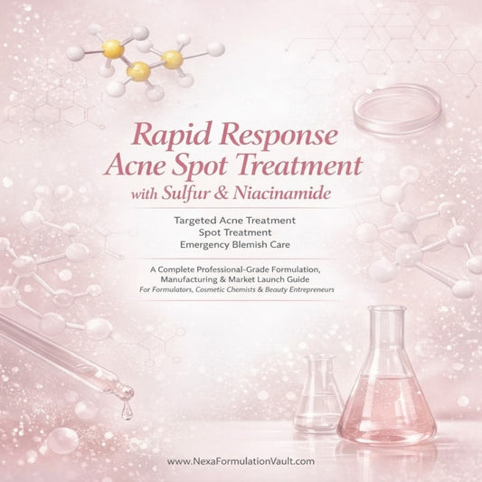 Rapid Response Acne Spot Treatment — Professional Formulation + Business Plan Guide