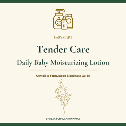 Tender Care — Baby Moisturizing Lotion Guide