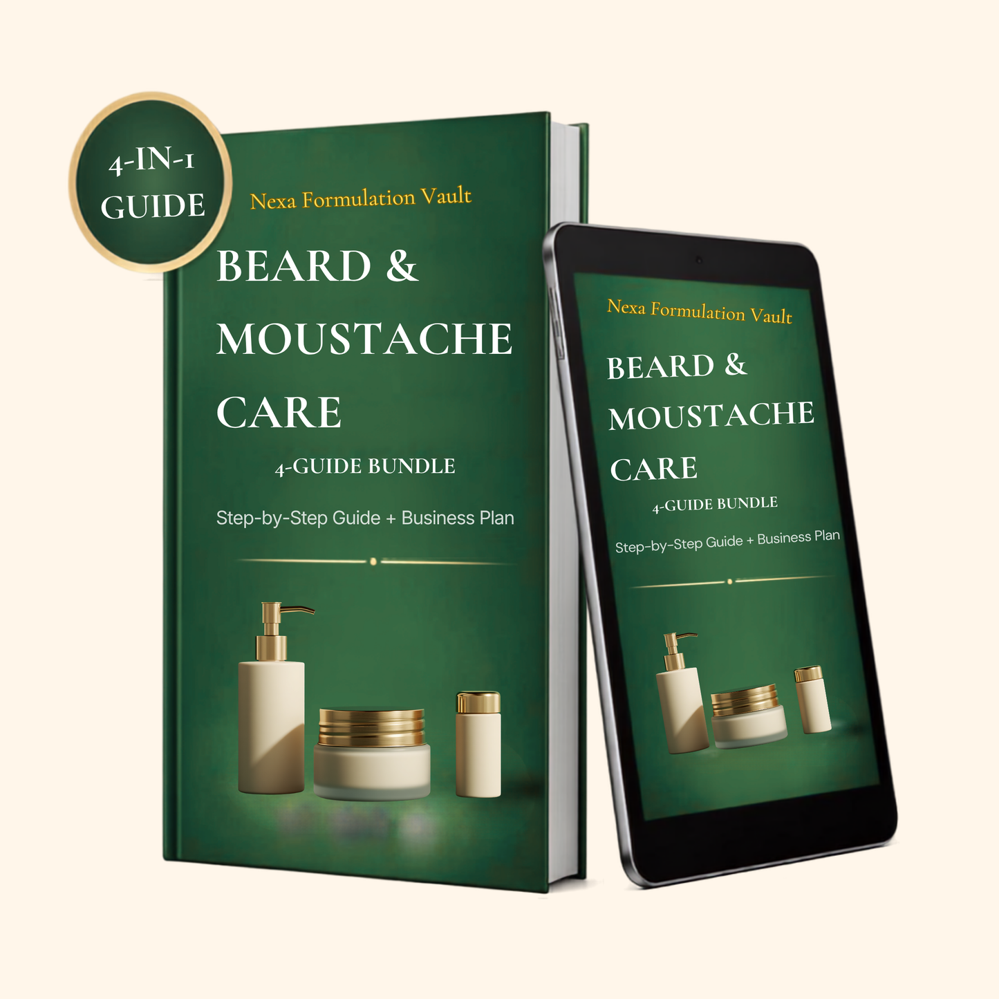 Beard & Moustache Care — 4-Guide Bundle