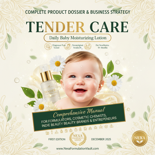 Tender Care Baby Lotion Cover