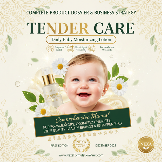 Tender Care Baby Lotion Cover