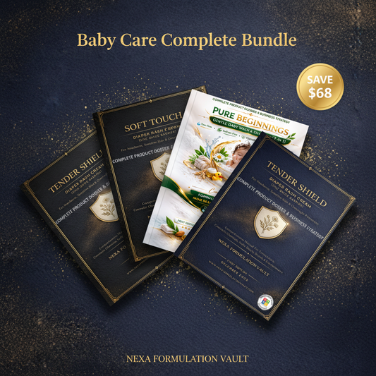 Baby Care Complete Bundle 4 Professional Formulation Guides